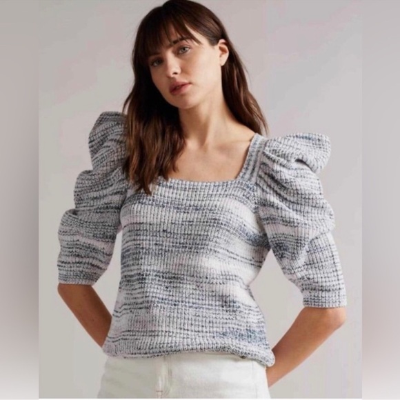 Ted Baker Sweaters - Ted Baker Purple and Blue Knit Sweater size 6-8